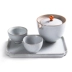Bộ bùn đầy đủ của bộ trà Kung Fu phong cách Nhật Bản 2 người nhỏ du lịch tươi đặt bộ dầm nồi một nồi hai chén trà phụ kiện - Trà sứ Trà sứ