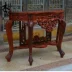 Nội thất gỗ gụ Ming và Qing Lào gỗ hồng mộc đỏ hình bán nguyệt bàn gỗ phong cách Trung Quốc góc gỗ vài tầng rưỡi - Bàn / Bàn