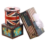 Милые деревянные бумажные салфетки домашнего использования, коробка для хранения, в американском стиле, европейский стиль