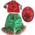 Trang phục biểu diễn múa quốc gia thiếu nhi ngày khai mạc trang phục lễ hội Yangge đỏ mới - Trang phục