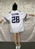 Jersey hiphop cổ điển quần áo thể thao bóng rổ quần áo váy nữ phần dài Hàn Quốc phiên bản của bóng chày vài mô hình