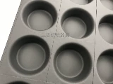 Круглая не обездоленная 60x40 выпечка для выпечки посуды, неживая пирога хрустящие кожи, яйца для выпечки, перемещенная чашка