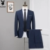 Playboy phù hợp với hai mảnh phù hợp với nam thanh niên sửa chữa lớp phù hợp với thanh niên kinh doanh mặc kinh doanh chú rể kết hôn áo vest nam đẹp Suit phù hợp