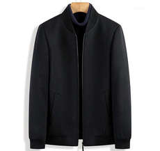 Вязание настройки класса u19服装纸短款羊绒羊毛夹克秋冬中年男士商务毛呢外套裁剪打版图