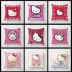 Phim hoạt hình dễ thương Kitty mèo ôm gối KT mèo Hello Kitty xe sofa đệm gối trẻ em chăn kèm gối Trở lại đệm / Bolsters