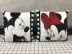 Phim hoạt hình dễ thương Mickey Minnie Chuột ôm gối xe sofa đệm gối tựa đầu gối quà tặng trẻ em ngày