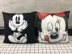 Phim hoạt hình dễ thương Mickey Minnie Chuột ôm gối xe sofa đệm gối tựa đầu gối quà tặng trẻ em ngày gối chăn 2 in 1 cho xe hơi Trở lại đệm / Bolsters