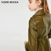 Vero Moda2019 mùa xuân mới dây da lợn dây đeo tay áo bảy điểm da nữ @ 319110512 - Quần áo da