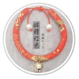 Розовое японское ожерелье, колокольчик, чокер, тихий аксессуар, сделано на заказ, домашний питомец