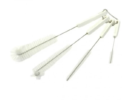 Японский ершик для бутылочки, комплект, щетка, моющее средство для бутылочек, заварочный чайник, трубочка, 4 предмета