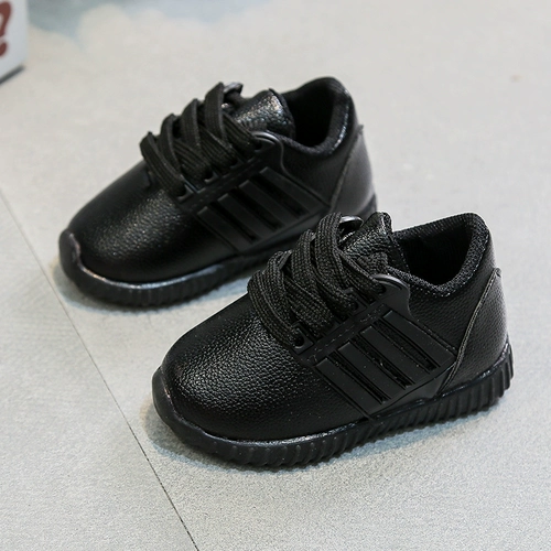 Детская демисезонная спортивная обувь, праздничнные детские туфли подходит для мужчин и женщин для раннего возраста для кожаной обуви, мягкая подошва