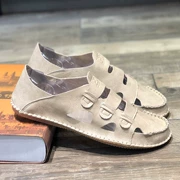 Giày đế mềm có bề mặt mềm mại thoải mái xu hướng sandal nam 2019 hè mới thanh niên hàng ngày giải trí thấp giúp giày lỗ - Sandal