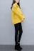 Áo khoác len chống mùa màu vàng nữ phiên bản Hàn Quốc 2019 mới mùa thu và mùa đông nhỏ áo len ngắn đoạn ngắn - Accentuated eo áo