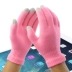 Màn hình cảm ứng găng tay nam nữ mùa đông len nhung ấm có sẵn điện thoại di động găng tay ngón tay găng tay mùa đông cho nữ Găng tay