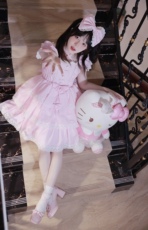 Юбка 【全款预约】甜心草莓熊lolita 小雪球蓝白颜色如图，30天内发出