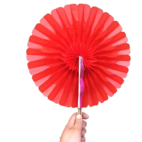 Ручной поворот цветка, меняющий цвет веер, складной танцевальный ансамбль, гимнастика, Первомайское школьное выступление, спортивная встреча, реквизит для церемонии открытия