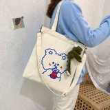 Сумка через плечо, вместительный и большой шоппер, брендовая льняная сумка, тканевый мешок