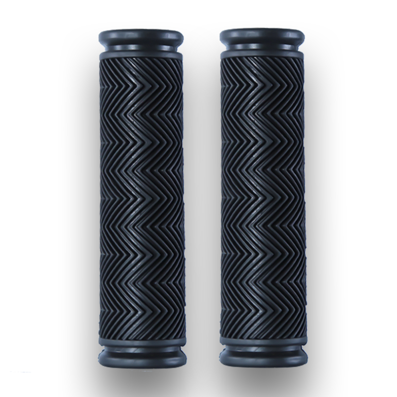 A Pair Of Carbon BlackShanghai permanent Mountain bike handle silica gel handle grip non-slip Handlebars variable speed highway Bicycle Dead flies Cycling parts