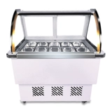 14 коробок с Qingbu Cool Cabinet Golderated Cainet Ice Cif Display Шкаф Небольшой коммерческий шкаф из ледяного порошка четыре фруктовых суповых машин