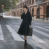 Áo dài nữ 2019 mùa thu mới phiên bản Hàn Quốc của thắt lưng phổ biến khóa thắt lưng mùa xuân và áo khoác gió mùa thu dài - Cộng với kích thước quần áo Cộng với kích thước quần áo