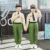 Bộ quần áo ngụy trang trẻ em biểu diễn nam và nữ học sinh tiểu học và trung học cơ sở trại hè trại hè quân phục trẻ em huấn luyện quân sự lực lượng đặc biệt - Trang phục
