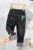 Quần jeans bé trai mùa xuân và mùa thu 2019 phiên bản mới của Hàn Quốc cho trẻ em mùa xuân quần dài trong quần trẻ em tự tu - Quần jean bán quần áo trẻ em Quần jean