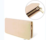 Бесплатная транспортная стойка подлинная Avon Simple Snake Wallet (белая слоновая кость) Money Clip Multi -Layer Card