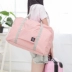 Túi du lịch gấp công suất lớn Phiên bản Hàn Quốc của túi xách nữ có thể kéo túi đeo vai
