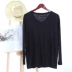 Phương thức Đồ Ngủ của Nam Giới Tops One Piece Bông Nhà Mặc Tops T-Shirt Lỏng Kích Thước Lớn Nhà của Nam Giới Dài Tay Mùa Hè pyjama nữ Pyjama