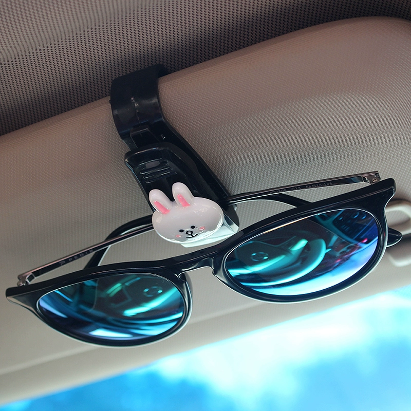 Xe kính clip đa năng xe kính râm khung xe mắt hộp sáng tạo xe che nắng lưu trữ clip - Kính khung