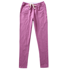 Брюки k-03 手工diy松紧休闲小脚裤服装纸样女装长裤1比1实物裁剪纸样图