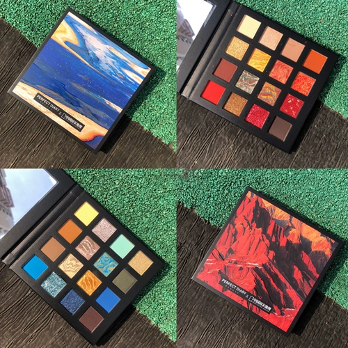 National geographic, матовые палетка теней, шесть цветов, в коричневых тонах, на каждый день