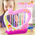 Trẻ em của harp cô gái nhạc cụ đồ chơi đàn piano bé bé đàn piano 7 âm nhạc 1-3-6 trẻ em 4 cô gái 5 tuổi Đồ chơi âm nhạc / nhạc cụ Chirldren