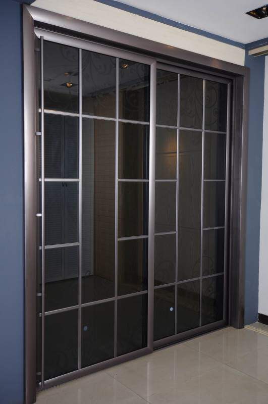 大推拉门阳台铝镁合金吊趟门玻璃门厨房门双层钢化玻璃移门折叠门