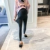 Quần legging nữ mùa thu 2018 legging legging mỏng mùa xuân và mùa thu mặc bên ngoài dải trắng dạ dày nâng cao quần thun quần tây dành cho bà bầu Phụ nữ mang thai quần / quần bụng