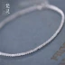 Trang sức bạc sterling thiết kế ban đầu đầy sao bầu trời vòng tay văn học nhỏ tươi sáng sang trọng món quà sáng bóng vòng đeo chân nữ Vòng chân