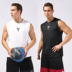 Kobe nam lỏng lẻo khô nhanh bóng rổ vest lưới thoáng khí vest vai thể thao không tay T-Shirt kích thước lớn vest thể dục áo thun tanktop nam Áo phông thể thao