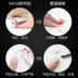 Qq phototherapy nail polish glue dỡ planer cạo dao công cụ phụ trợ nail thép đẩy để loại bỏ các da chết thép không gỉ trượt mẫu vẽ cọ nét đơn giản Công cụ Nail