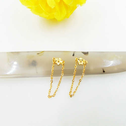 Золотой браслет с одной бусиной ручной работы, кольцо, ювелирное украшение