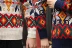 Áo len đôi 2019 khí chất mới nhấn màu dài phần len dày đôi mẫu quần bò nam đẹp Áo len