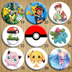 Pokemon Pokemon Pokemon Pokemon Pokemon Pokemon Badge Trâm có thể được tùy chỉnh - Trâm cài cài áo Trâm cài