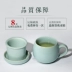 Long Tách trà celadon tách gốm có nắp cốc trà Ge Kiln cốc đồng tâm đặt trà tùy chỉnh - Trà sứ Trà sứ