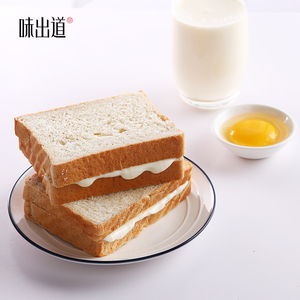 味出道全麦面包吐司整箱粗粮早餐食品代餐饱腹三明治小糕点心零食