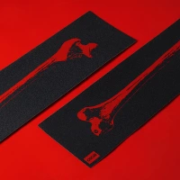 OSCill Redbone grip băng Giấy nhám xương đỏ Giấy nhám chuyên nghiệp - Trượt băng / Trượt / Thể thao mạo hiểm bánh xe patin