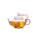 Mini ấm trà thủy tinh chịu nhiệt hoa ấm trà trong suốt Kung Fu bộ trà lọc trà maker home trumpet bình trà giữ nhiệt Trà sứ