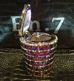 Креативная металлическая модная лампа, пепельница, новая коллекция, инкрустировано бриллиантами