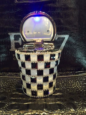 Креативная металлическая модная лампа, пепельница, новая коллекция, инкрустировано бриллиантами