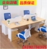 Bàn ghế nhân viên văn phòng 4 người 6 người Kết hợp bàn ghế nhân viên đơn giản - Nội thất văn phòng
