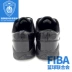 FIBA Champions League sáng màu đen bằng sáng chế da đen người đàn ông trọng tài giày nam giày bóng rổ trọng tài đặc biệt giày