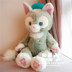 Thượng Hải Disney Mua sắm trong nước Gerardoni Họa sĩ Mèo Plush Doll Doll Toy Puppet Doll Lễ - Đồ chơi mềm gấu bông stitch Đồ chơi mềm